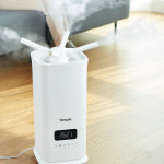 대용량 가습기 거실용 업소용가습기 대형 산업용가습기 노즐3종 굴뚝 상부급수 16L : 이지베베