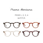프레임몬타나 FM18 4종 아넬 라운드 크라운판토형 뿔테안경 남자 여자 블루라이트 안경테 : TOP OPTICS