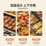꼬치 구이 기계 닭 양 캠핑용 생선 동일한 금연 가정용 바베큐 그릴 전기 플레이트 야외 : 굳즈토어