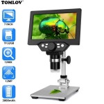 TOMLOV G1200 USB 디지털 현미경 VGA 비디오 현미경 납땜 전자 1200X 증폭 돋보기 수리용 : 킴스문고