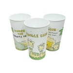 더컵 슬러시 쉐이크 동물3종 인쇄종이컵 240ml 1000개 : 더컵
