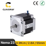스테퍼모터 스태핑모터  Nema23 스테퍼 모터 57mm 2 상 90Ncm 2.8A 3D 프린터 용 4 리드 케이블 CNC 조각 밀링 머신 : 만물자재상