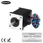 스테퍼모터 스태핑모터  ENGMATE-Nema 14 스테퍼 모터 62Oz-In 2 상 2A CNC 밀 라우터 커터 EMA142-4520S4 : 만물자재상