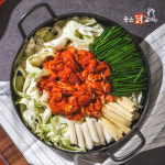 2+1+50g추가 풀세트 맛있게 매콤한 택배 캠핑 수제 국내산 고춧가루 냉장닭다리살 송은 춘천 닭갈비밀키트 : 송은춘천닭갈비