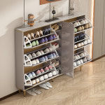 아파트 신발장 현 라이트 럭셔리 슬레이트 초박형 팁 신발 캐비닛 17cm 얇은 홈 도어 극도로 좁은 울트라 북 엔트리 베란다 작은 : 퍼니치드