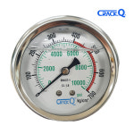 700바 압력게이지(700bar) 가로형 : 밸룩글로벌