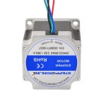 스테퍼모터 스태핑모터  Nema 23 스테퍼 모터 1.26Nm178.4oz.in 56mm 2.8A 6.35mm 샤프트 4 리드 바이폴라 CNC 라우터 조각 밀링 기계용... 