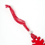 빨강 눈꽃 나무 장식 : 뜨개테라피