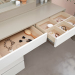 원마인드 로망스 확장형 LED 조명거울 화장대 : 주식회사 원마인드