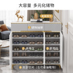 아파트 신발장 현 양면 라이트 럭셔리 페인트 슬레이트 신발 캐비닛 홈 도어 대용량 심플 모던 홀 파티션 베란다 : 퍼니치드