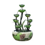 이쁜분수대 인테리어조경 실내분수대 미니분수대 가습기 실내분수 연못 인공폭포 옹기분수가습기 : 오니Cat