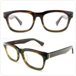 52GTA-03 남성 여성 뿔테 안경 칼자이스렌즈 알작은 큰 오버사이즈 코받침 가벼운 도수없는 변색렌즈 맞 : 그린아이안경