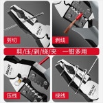 펜치 뺀찌 뺀지 크레인 전공 DELIXI 산업 등급 다기능 유니버설 니들 노즈 와이어 전 : 셀링바이