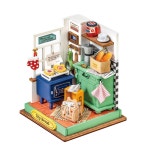 Robotime rolife 미니어처 인형 집 diy 목조 주택 littleamp 따뜻한 공간 ii 생일 크리스마스 선물 를위한 3d 장난감 소녀 ds028-ds030... 