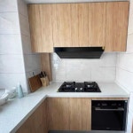 포인트벽지 뮤럴벽지  자체 접착 벽지 가구 리노베이션 스티커 주방 방수 및 오일 방지 모조 나뭇결 보잉 필름 : 만물자재상