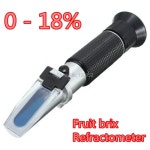 굴절당도계 당도측정 디지털당도  휴대용 과일 Brix 0 - 18% 또는 0-20% brix 굴절계 P-RHB-18ATC 하드 케이스 고품질 : 만물자재상