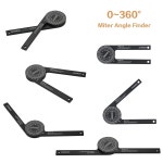 각도기 디지털각도기 전자각도기  7in 마이 터 톱 녹 방지 알루미늄 합금 정확한 판독 저울 내부 외부 마이터 앵글 파인더 건축 무역 : 만물자재상