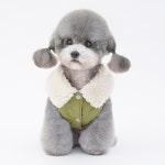 덤블 카라 퀼팅 베스트 강아지 패딩 하네스 애견 누빔 조끼 점퍼 겨울옷 강아지 옷 : 쭈쭈야