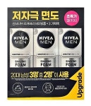 니베아 맨 센서티브 리커버리 쉐이빙 폼 200ml 3개/니베아 센스티브 쉐이빙 저자극 : 장원365유통
