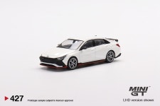 1:64 MINIGT 미니지티 현대 엘란트라(아반떼) Elantra  N  화이트 합금 자동차 모델 : 소다망고샵