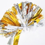 월드컵응원수술 축구응원도구 치어리딩수술 치어리더팜 손잡이 (투톤골드) : i do