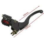 인기 알루미늄 합금 왼쪽 22mm 7/8 인치 핸들바 클러치 레버, 구덩이 더트 바이크 오토바이 ATV 블랙 : 수퍼브한