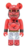베어브릭 정규 35탄 슈퍼시크릿 레드오니 100% /BEARBRICK 인테리어 피규어 : Jusia