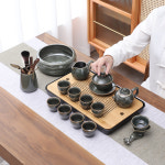 도자기 다기 다도 세트 쿵푸 차 홈 라이트 럭셔리 하이 엔드 세라믹 주전자 D 134 : 모여라샵