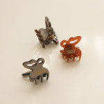 제이로렌 프랑스 데일리 미니 쁘띠 나비 포인트 패션 헤어 집게핀 : 제이로렌