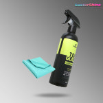 디크로닉 탑글라스 500ml 유리 세정제 차 물때 클리너 글래스 얼룩 크리너 청소 타월 : 러스터샤인