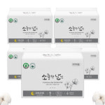 소중한날엔 유기농 순면커버 슈퍼울트라슬림 오버나이트 6p 5팩 : SJ에스제이컴퍼니
