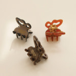 제이로렌 프랑스 데일리 미니 쁘띠 나비 포인트 패션 헤어 집게핀 : 제이로렌