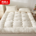 푹신 두툼한 양털 벨벳 매트리스 패드 이불 침대 바닥 : 지뉴컴퍼니