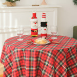메리 체크 크리스마스 테이블보 식탁보 : 포홈