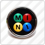 미니쿠퍼 고뱃지 홀더 겸용 초코알 엠블럼 미니 캐스퍼 : 레이스카 몰