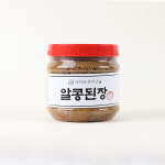 지리산콩마을 시골 재래식 저염 국산콩 조선 알콩된장 1kg : 지리산콩마을
