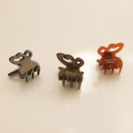 제이로렌 프랑스 데일리 미니 쁘띠 나비 포인트 패션 헤어 집게핀 : 제이로렌