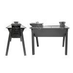 바베큐그릴 난로 와이드 BBQ 숯불 직화 바비큐 캠핑 화로대 태형산업 TH550 : SH에스에이치유통