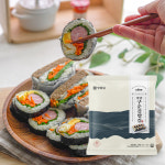 [정담김] 김밥 잘 싸지는 무조미 정담 구운 김밥김 220g 100매 3봉 : 에스시디디주식회사