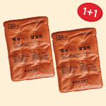 1+1한일의료기 황토 냉온 찜질팩 찜질기 한의원 전자레인지 온열 pvc중형 : 지구디자이너