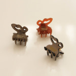 제이로렌 프랑스 데일리 미니 쁘띠 나비 포인트 패션 헤어 집게핀 : 제이로렌