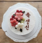 오월케이크 매화꽃백설기 1호 : 오월케이크