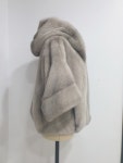 후드 밍크 퍼 점퍼 : 벨포스트