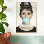 40X60 오드리햅번 유화색칠 대형 DIY 그림 그리기 명화 따라그리기 부모님 취미 : 쉽고빠른직구