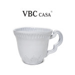 VBC까사 인칸토 화이트 리프 머그 300ml : 모두의 살림