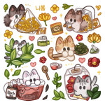 티백냥 인쇄스티커 : 나봄 상점