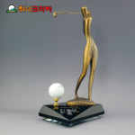 [대전 충청 세종 골프트로피제작] 홀인원 이글 싱글 트로피 회장배 골프피규어 심플21 : 위너코리아