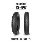 100/90-14 TS-647 롱 마일리지 타이어 팀선 타이어 TIMSUN 팀썬 : 쌘모터스