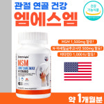 엠에스엠 MSM 60 정 조인트 케어 글루코사민 : 하이디 건강