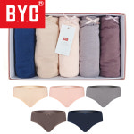 BYC 프리미엄 면스판/면팬티 성인 여학생 팬티 5p D-93 : 모던레이스